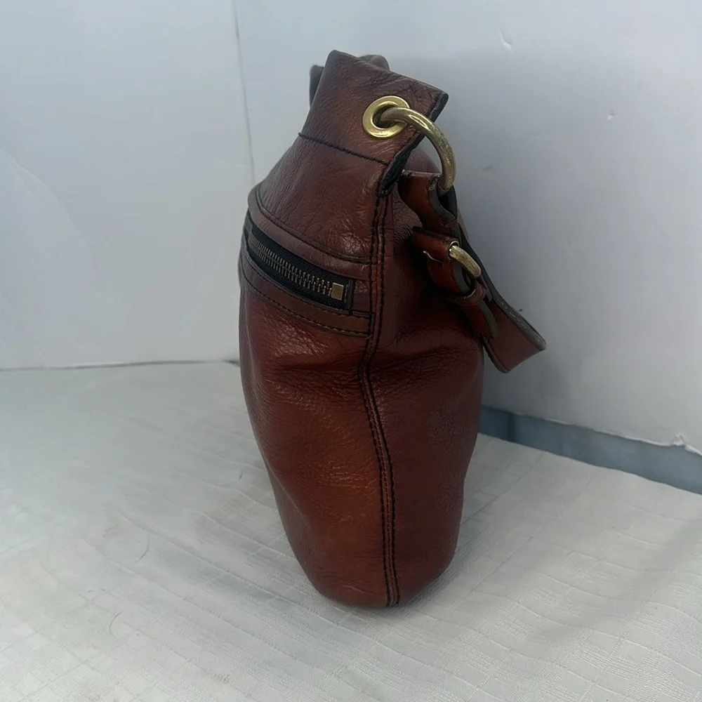 Fossil brown leather